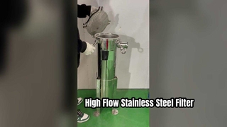 Stainless Steel Bag Filter Housing High Flow