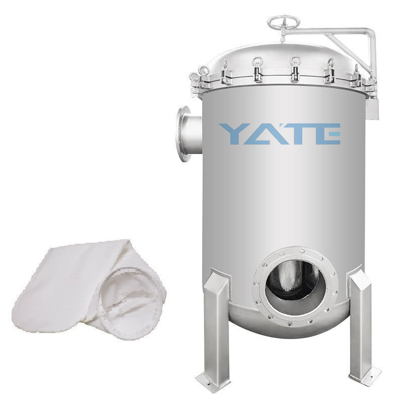 Water Industrial Filtration Bag Filter Housing High Flow Rate