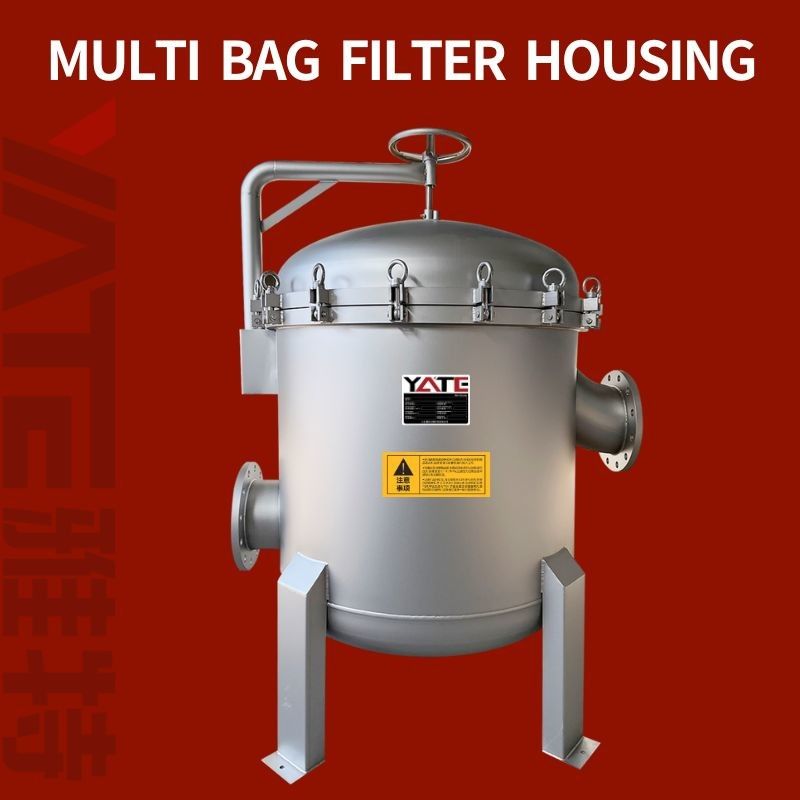 Stainless Steel Bag Type Filter Housing Liquid Filtration Housing